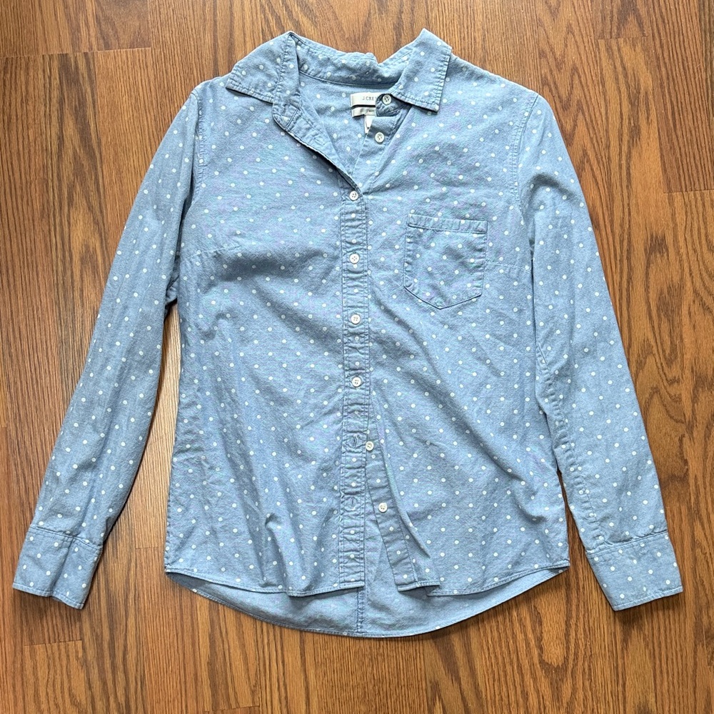 J. Crew Light Blue Casual Button Down Shirt
